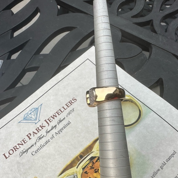 14k yellow gold 3.50 Ct citrine ring - size 6.25 - Picture 12 of 16